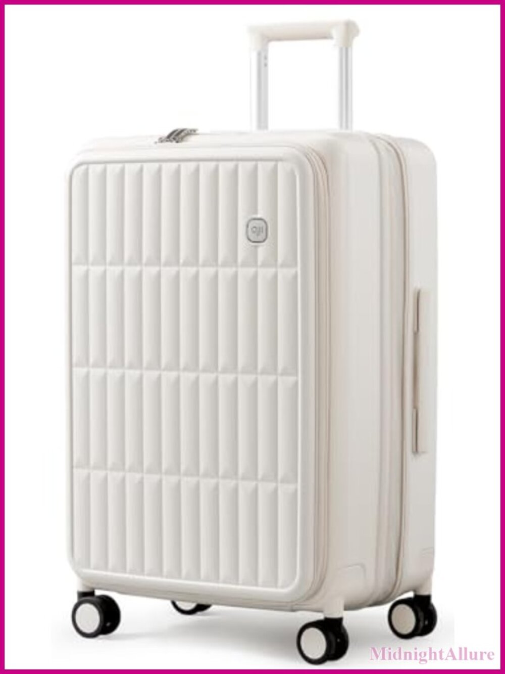 Expandable Hardside Checked Luggage 24in Spinner TSA Lock PC Suitcase